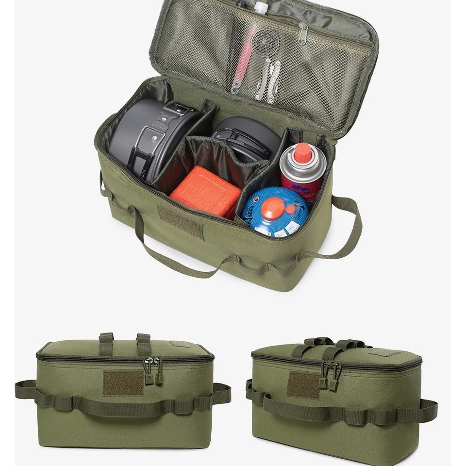 Camping Outdoor Cooking Set - Tas Penyimpanan Tangki Bensin Berkemah Tas