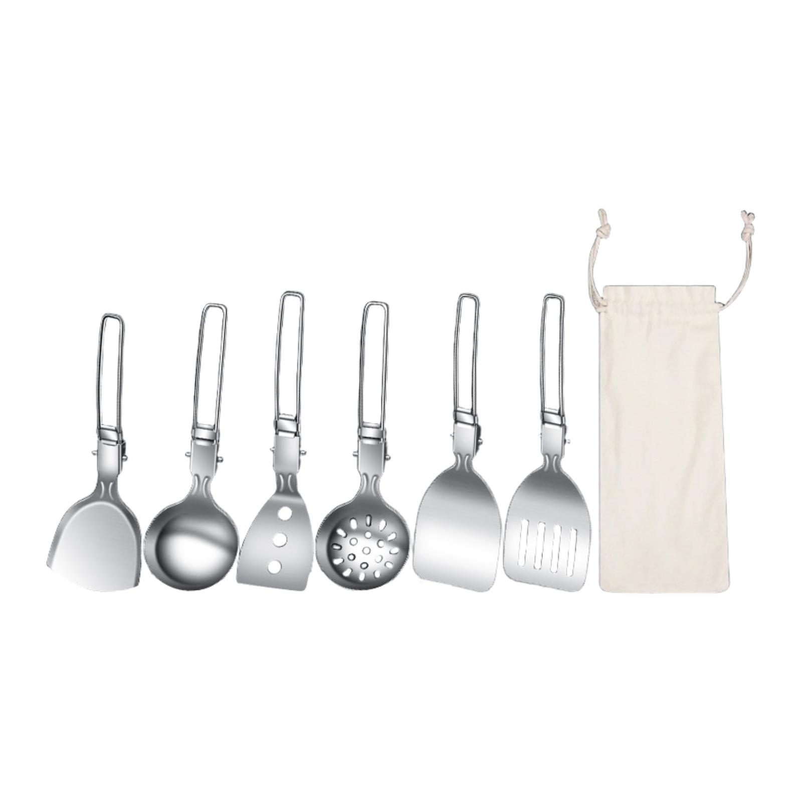 Camping Cooking Essentials Kit - 7 Buah Set Peralatan Memasak Berkemah