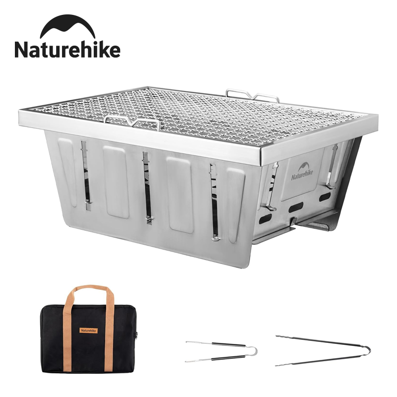Camping Cooking Grate - Pemanggang Arang Camping Naturehike untuk Meja