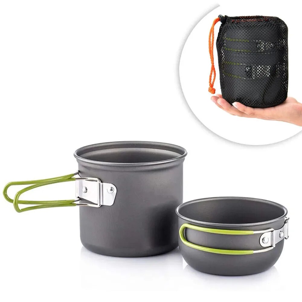 Camping Cooking Gear Set - Kit peralatan masak berkemah ultra ringan,