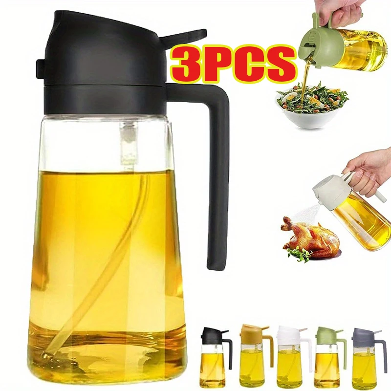 Camping Cooking Kitchen Set - Botol Semprot Minyak 2-in-1 Plastik untuk