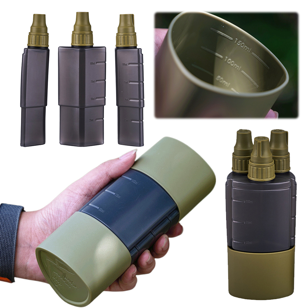 Camping Cooking And Cutlery Set - 3 In 1 Botol Dispenser Bumbu