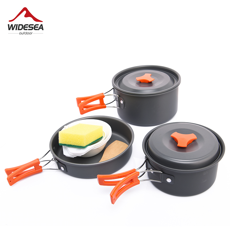 Camping Cooking And Cutlery Set - Layar Lebar Set peralatan masak berkemah