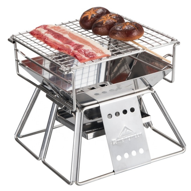 Camping Cooking Grate - Campingmoon panggangan Bbq, mesin pemanggang Bbq