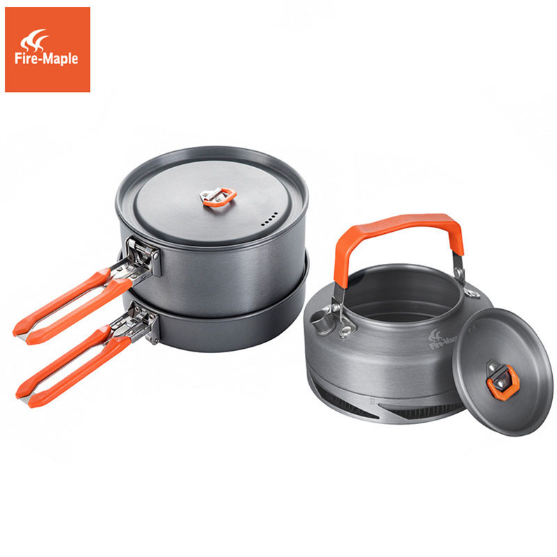 Camping Cooking And Cutlery Set - Peralatan Masak Berkemah Maple Api Set