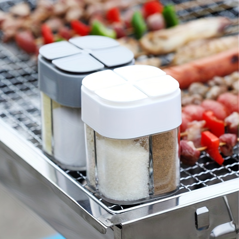 Camping Cooking Box - Pengocok bumbu berkemah 4in1, toples bumbu