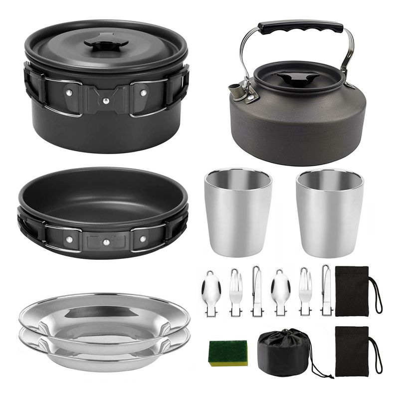 【PEMBELI】Peralatan Masak Campi - Camping Outdoor Cooking Set ulasan dan harga