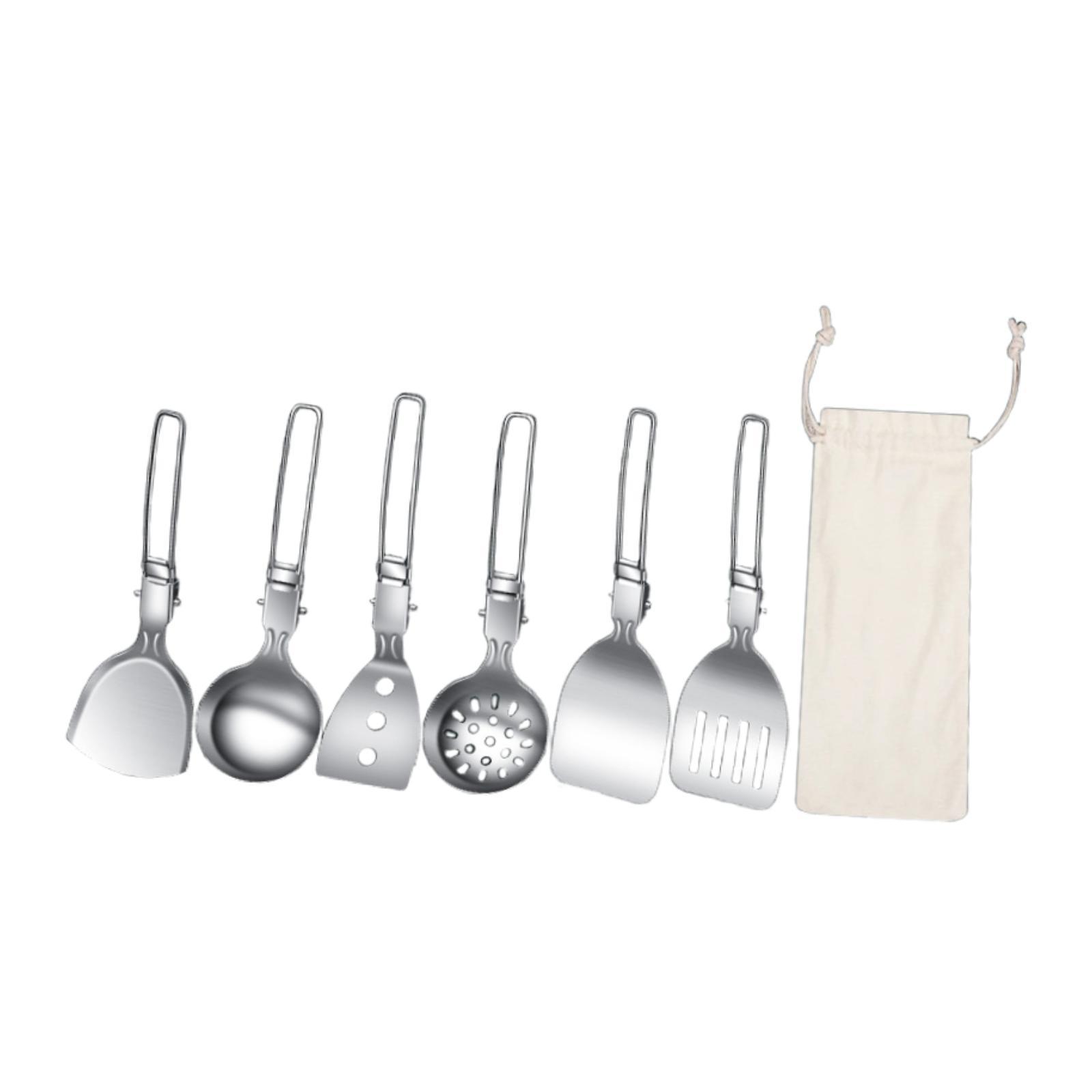 7 Buah Set Peralatan Memasak B - Camping Cooking Essentials Kit ulasan dan harga