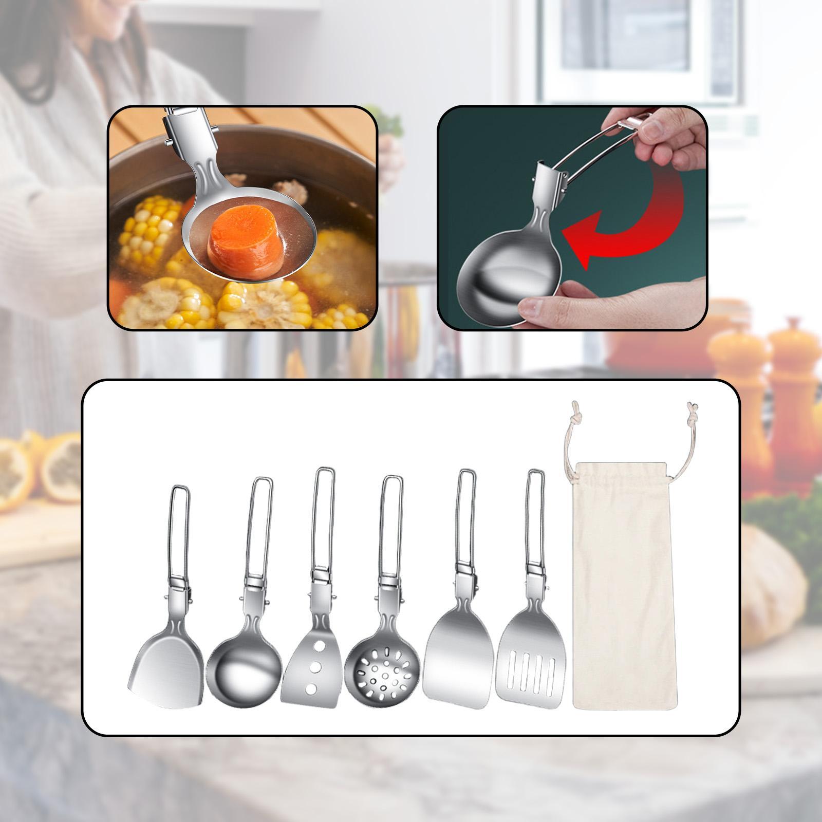 7 Buah Set Peralatan Memasak B - Camping Cooking Essentials Kit ulasan dan harga