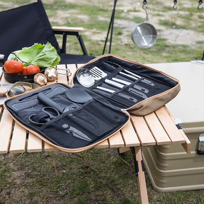 8 Buah Set Peralatan Masak Dap - Camping Outdoor Cooking Set ulasan dan harga