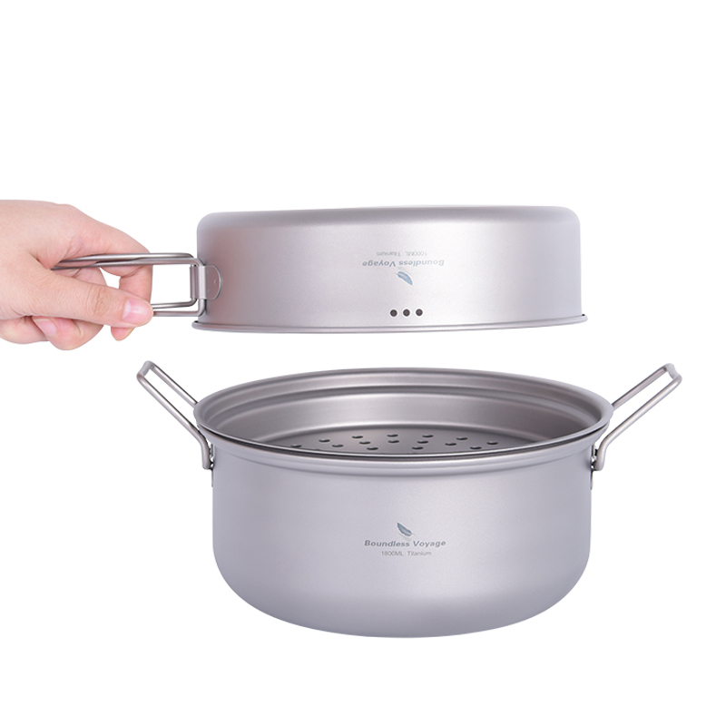 Set Peralatan Masak Titanium B - Camping Outdoor Cooking Set ulasan dan harga