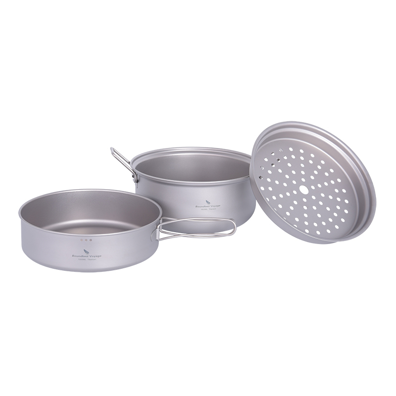 Set Peralatan Masak Titanium B - Camping Outdoor Cooking Set ulasan dan harga