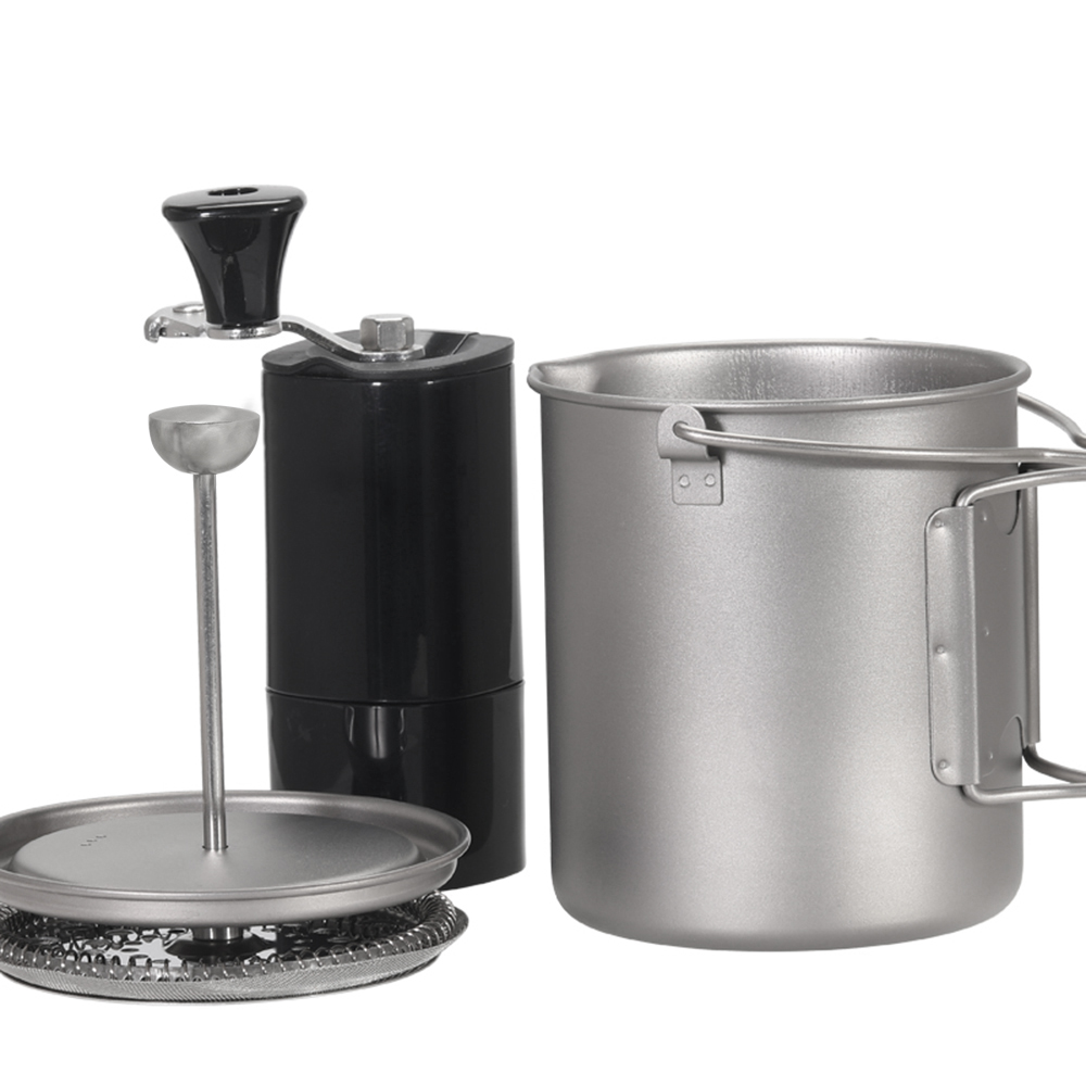 Lixada cangkir kopi Titanium 7 - Camping Cooking Cylinder ulasan dan harga