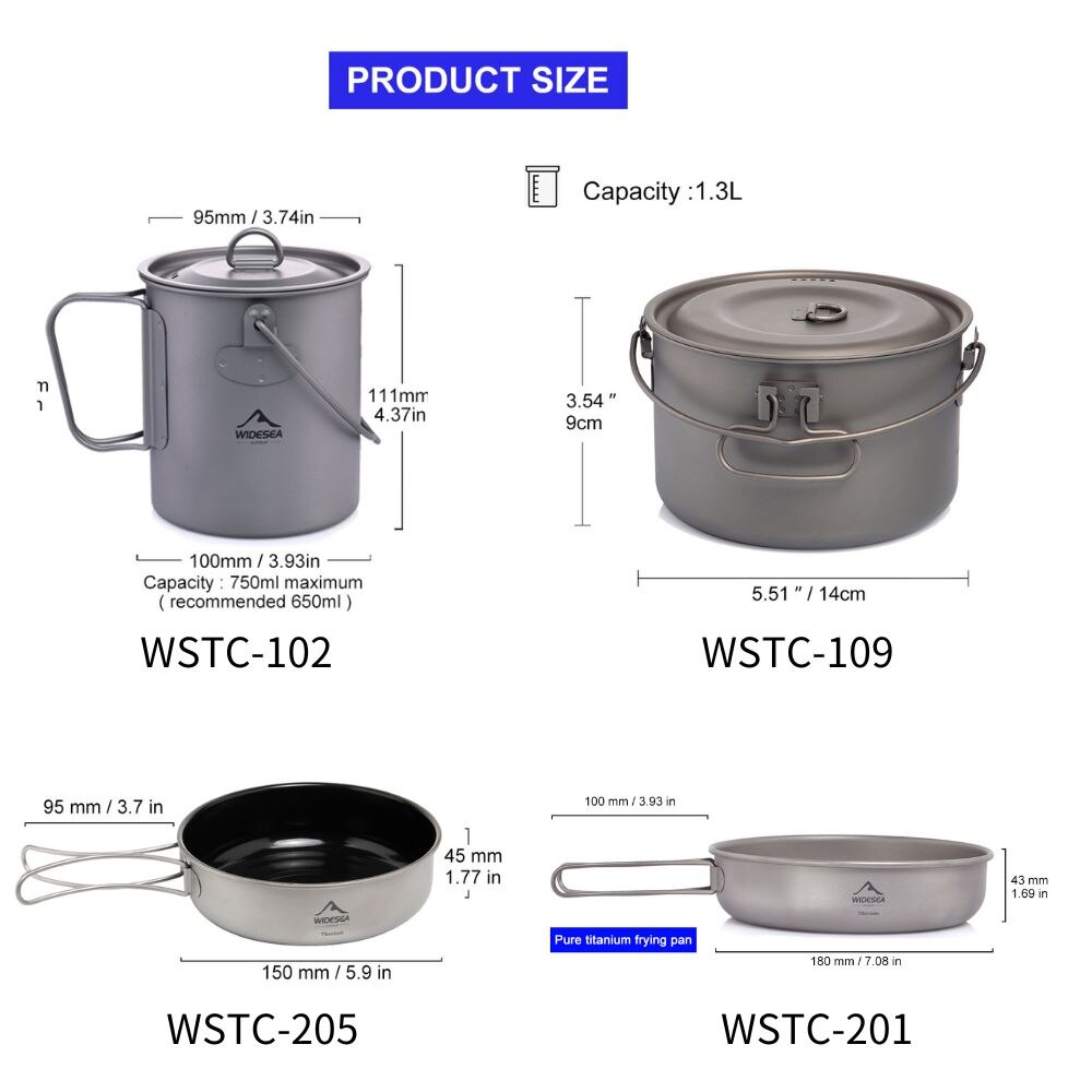 Layar Lebar peralatan makan be - Camping Cooking And Cutlery Set ulasan dan harga