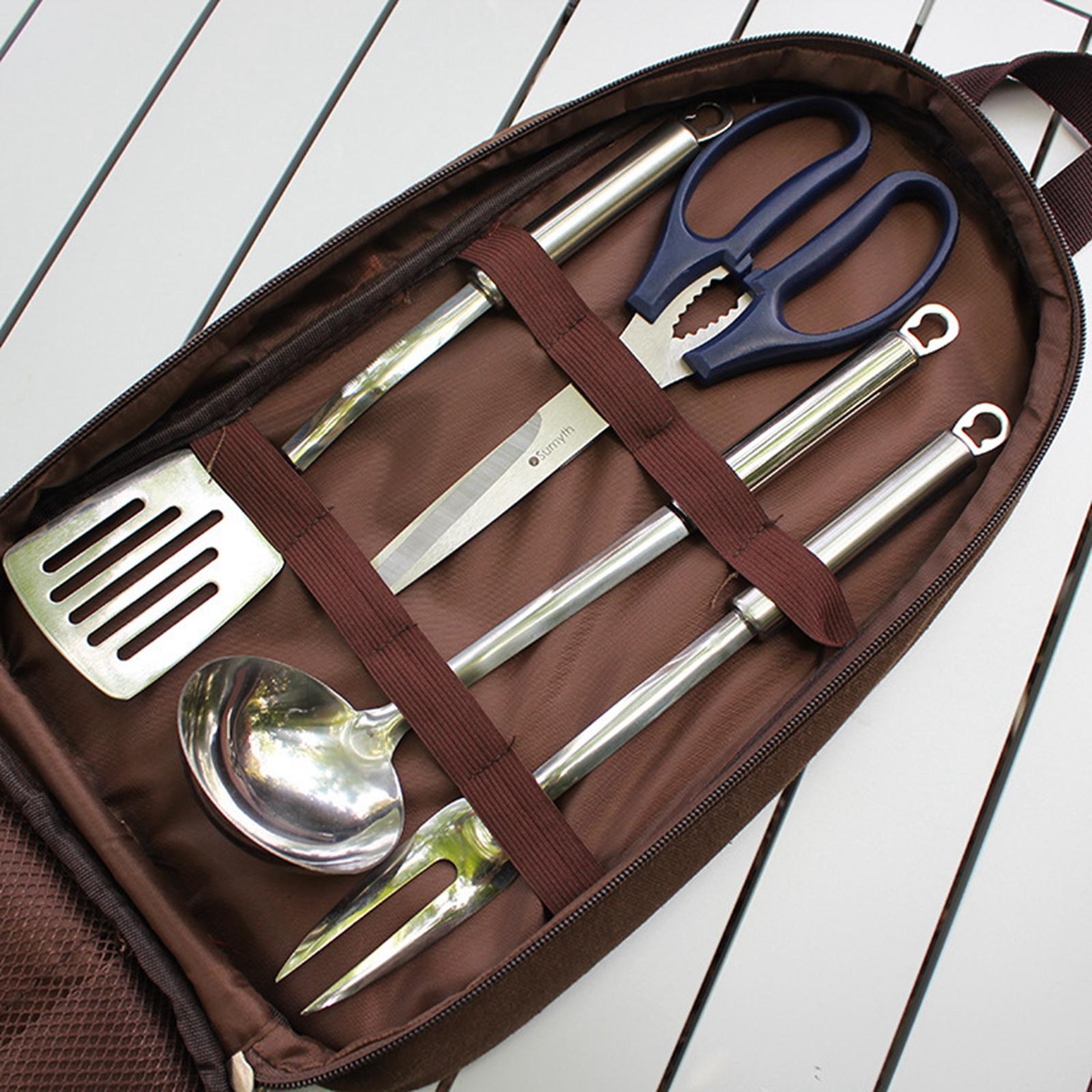 Set peralatan dapur Kemah, 7 b - Camping Cooking Kitchen Set ulasan dan harga