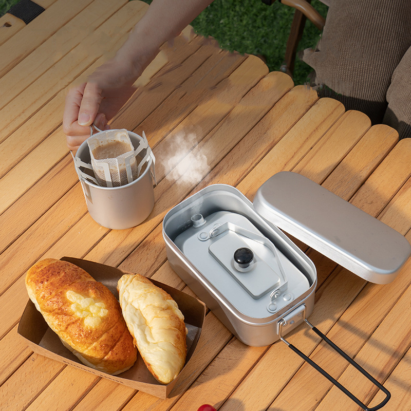 Ketel dapur ultra ringan porta - Camping Cooking Kitchen Set ulasan dan harga