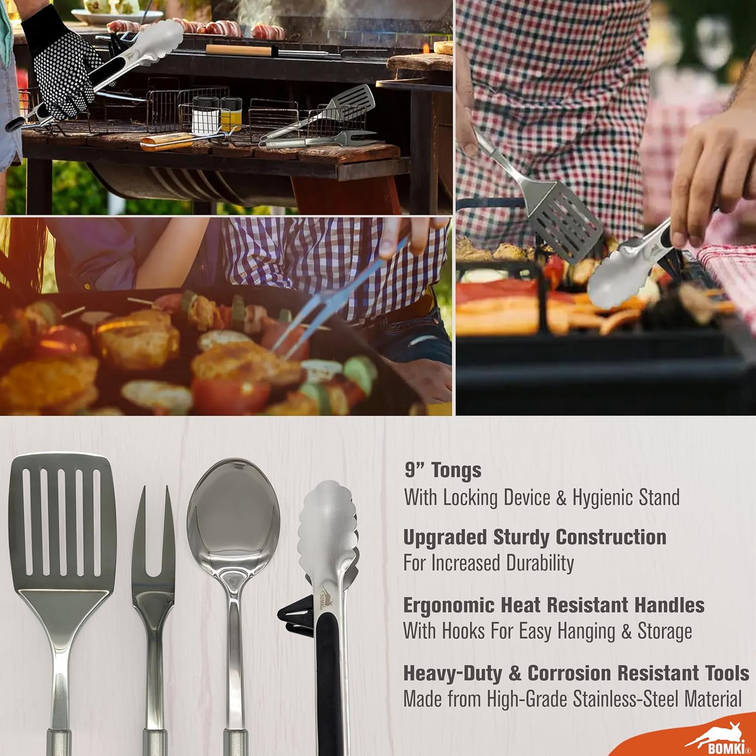Peralatan Memasak BBQ untuk Be - Camping Cooking Essentials Kit ulasan dan harga