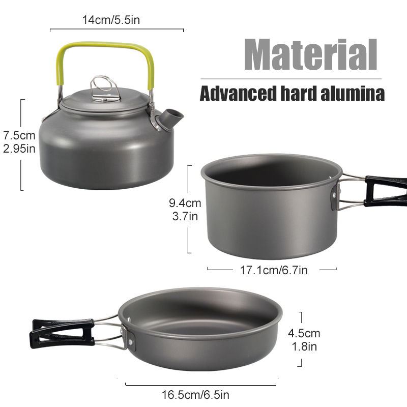 WESTTUNE Peralatan Masak Berke - Camping Outdoor Cooking Set ulasan dan harga
