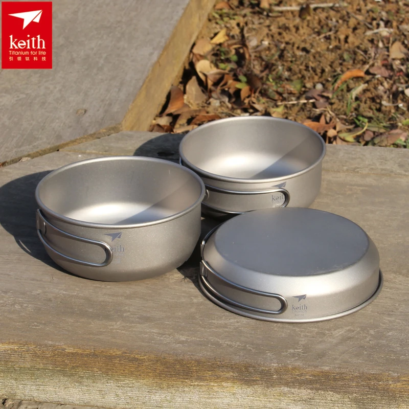 Keith Set panci masak Titanium - Camping Outdoor Cooking Set ulasan dan harga