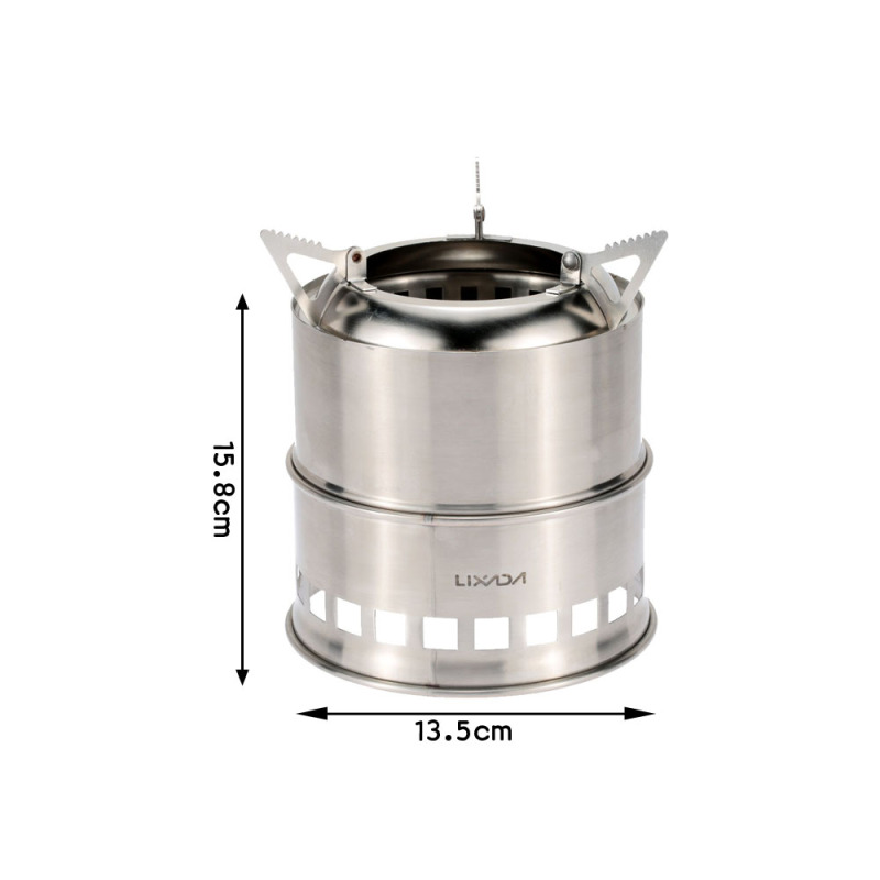 Lixada kompor kayu Stainless S - Camping Cooking Grate ulasan dan harga