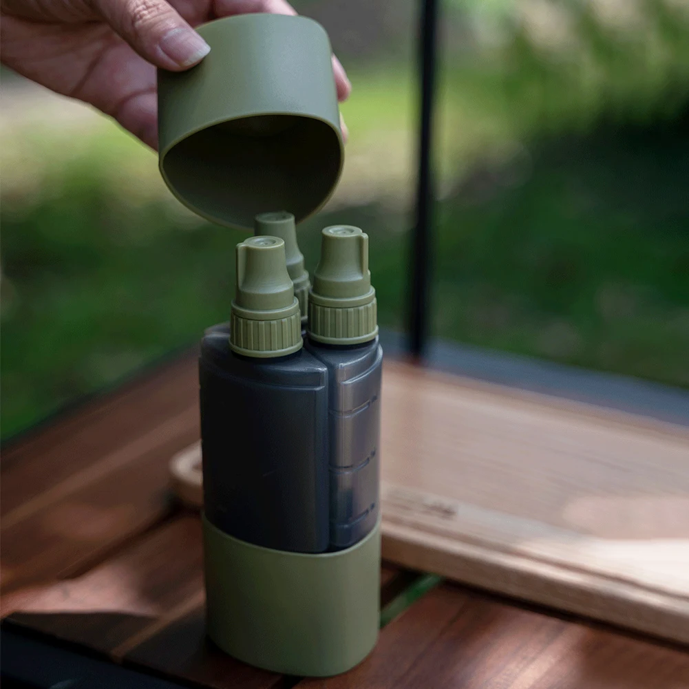 3 In 1 Botol Dispenser Bumbu B - Camping Cooking And Cutlery Set ulasan dan harga