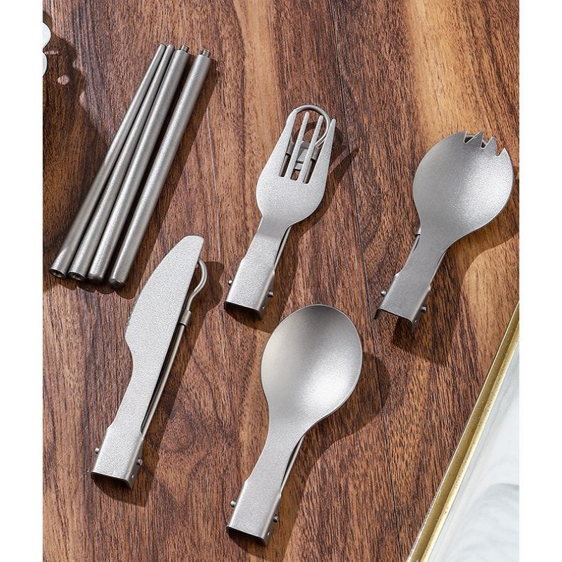Set Peralatan Makan Lipat Tita - Camping Cooking And Cutlery Set ulasan dan harga