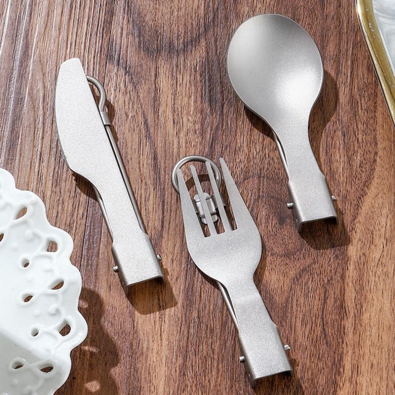 Set Peralatan Makan Lipat Tita - Camping Cooking And Cutlery Set ulasan dan harga
