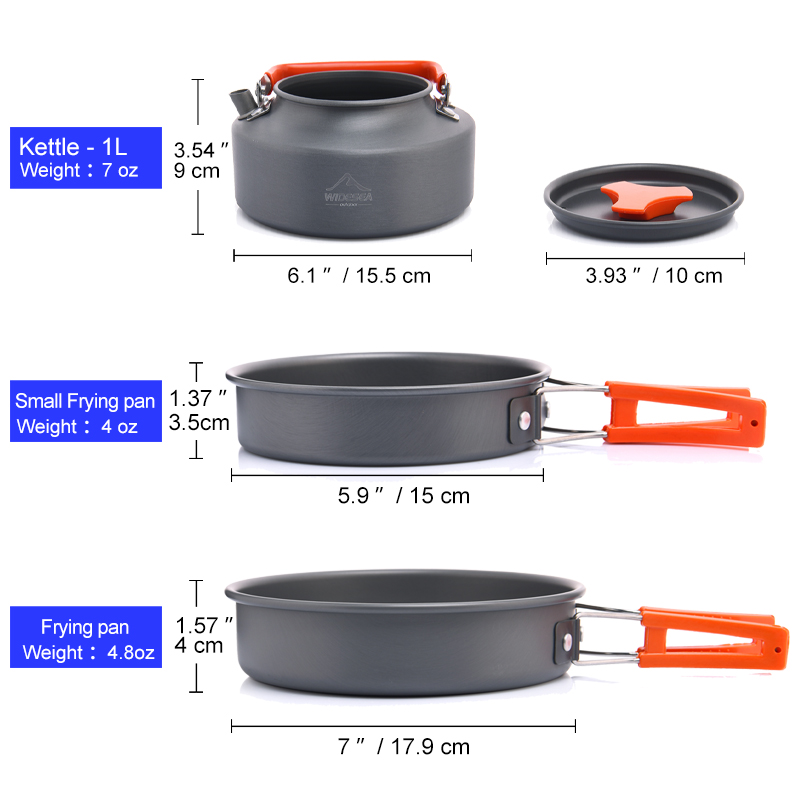 Layar Lebar Set peralatan masa - Camping Cooking And Cutlery Set ulasan dan harga