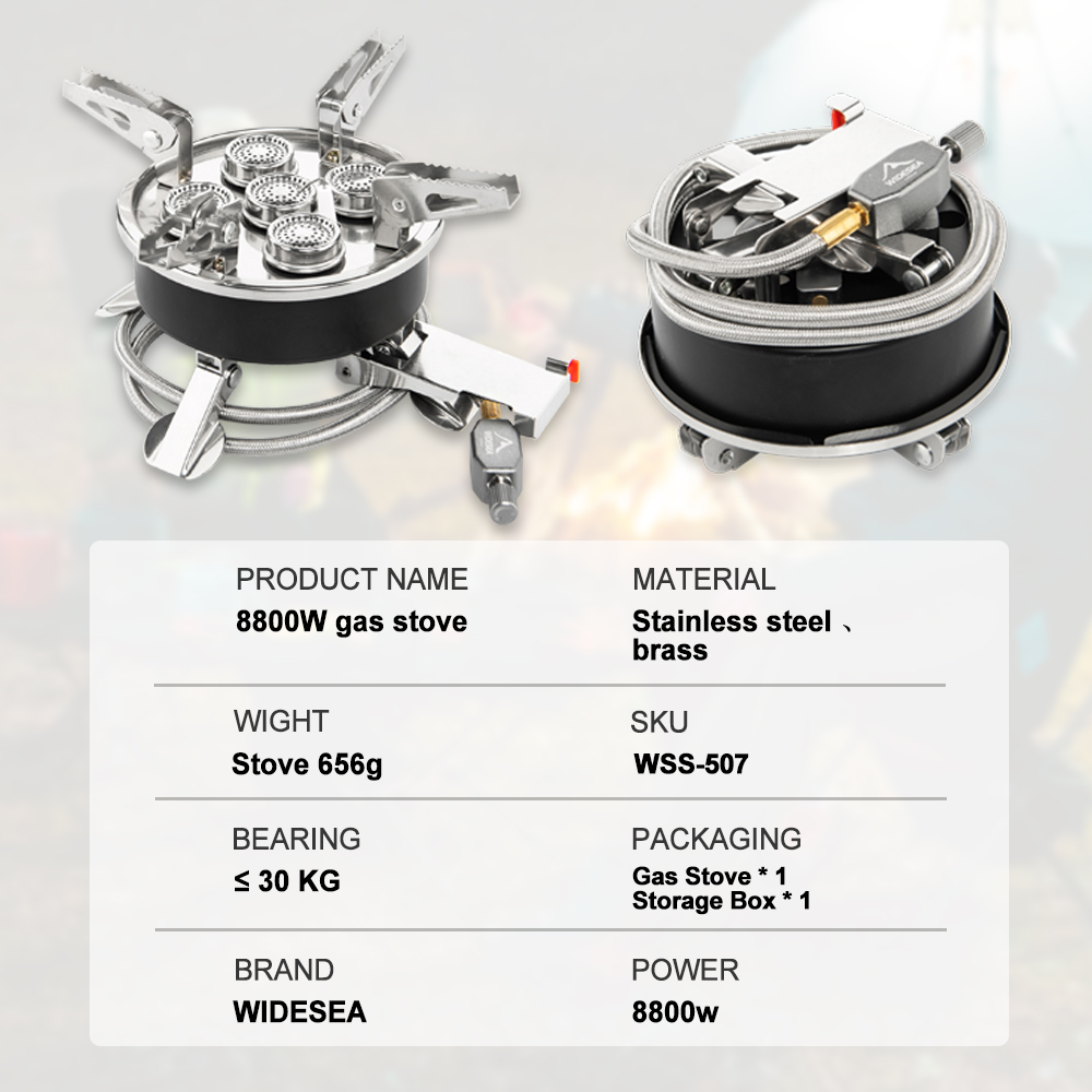 Layar Lebar kompor Gas 5 dalam - Camping Cooking Grate ulasan dan harga