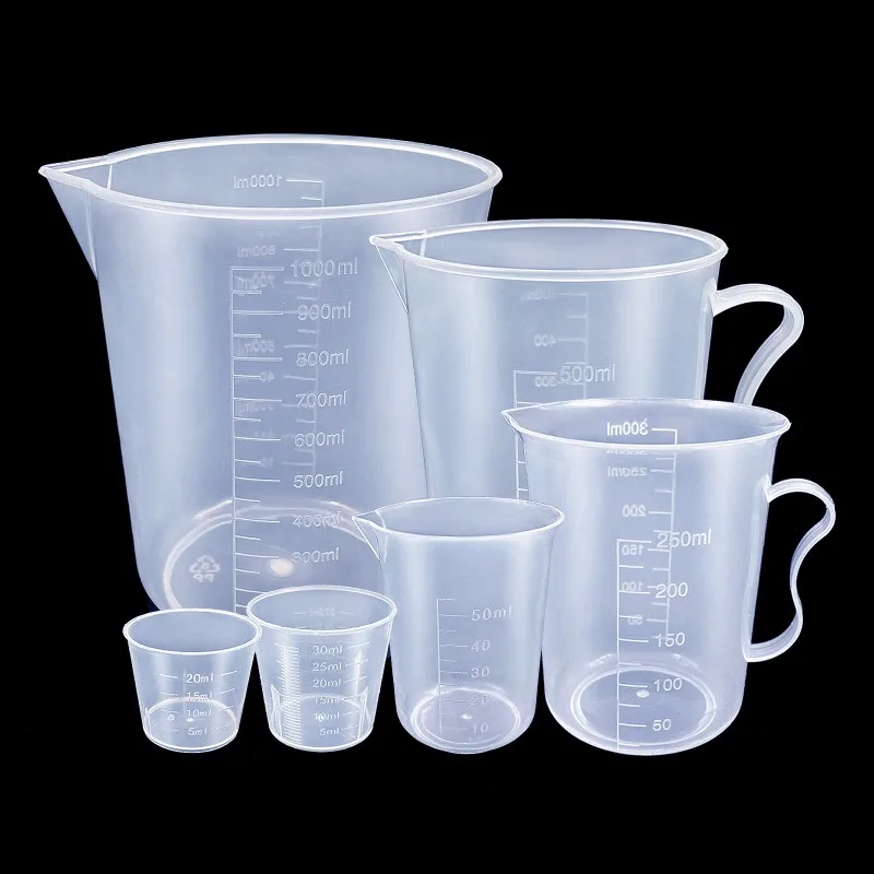 6Pcs Set Gelas Ukur Plastik -  - Camping Cooking Tool Set ulasan dan harga