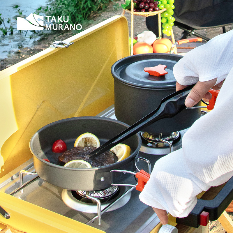 Set Peralatan Masak Camping un - Camping Cooking Kitchen Set ulasan dan harga