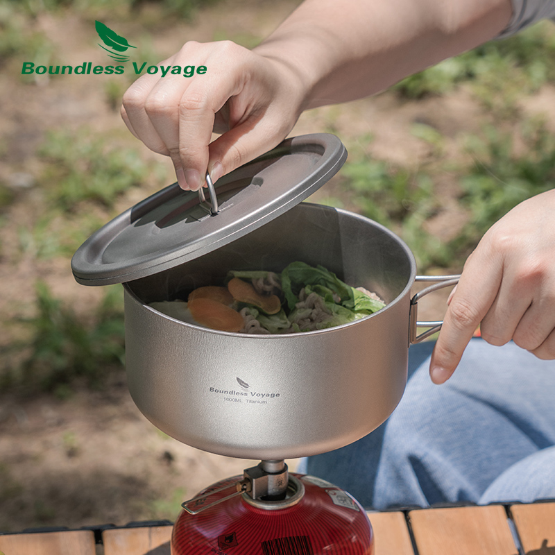 Ketel Kemah bahan Titanium tan - Camping Cooking Box ulasan dan harga