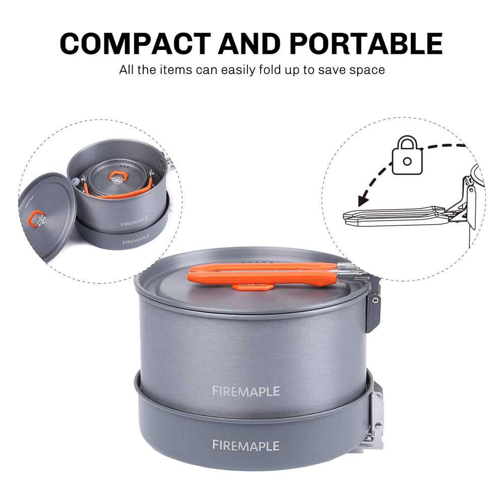 Peralatan Masak Berkemah Maple - Camping Cooking And Cutlery Set ulasan dan harga