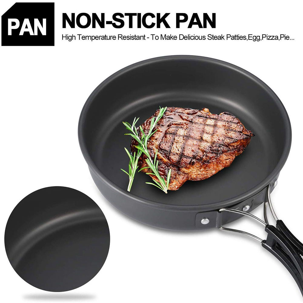 Set Peralatan Masak untuk Berk - Camping Outdoor Cooking Set ulasan dan harga