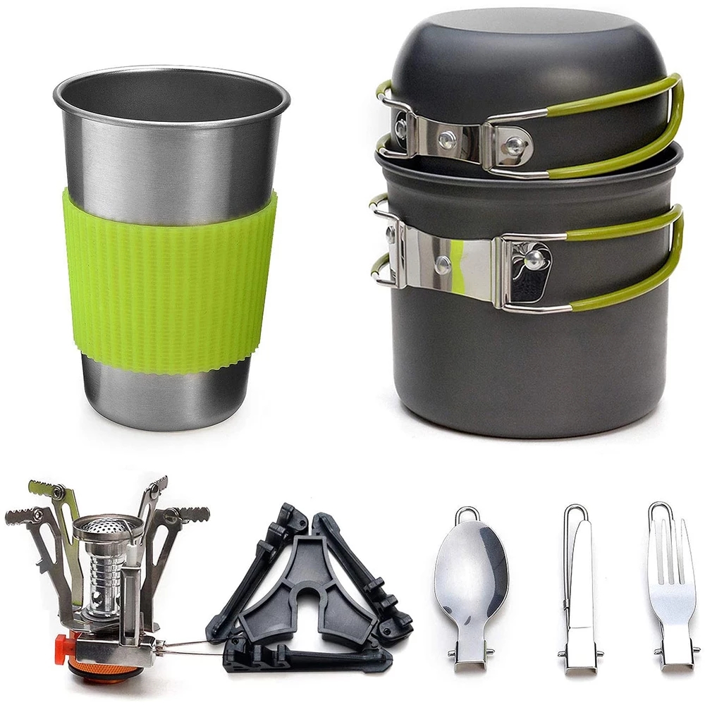 Kit Peralatan Masak Berkemah d - Camping Cooking Kitchen Set ulasan dan harga