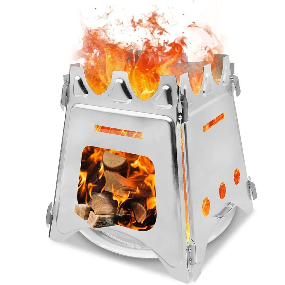 Kompor kayu Kemah portabel, ko - Camping Cooking Grate ulasan dan harga