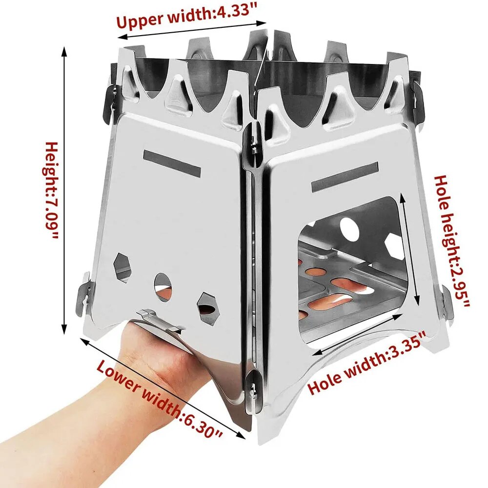 Kompor kayu Kemah portabel, ko - Camping Cooking Grate ulasan dan harga