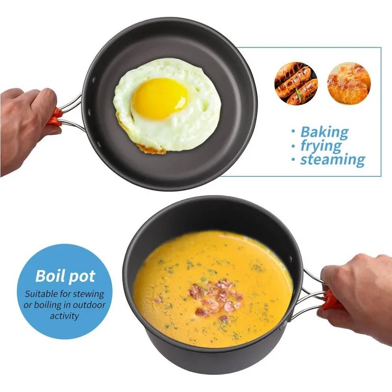 Set Peralatan Masak Camping, P - Camping Cooking Kitchen Set ulasan dan harga