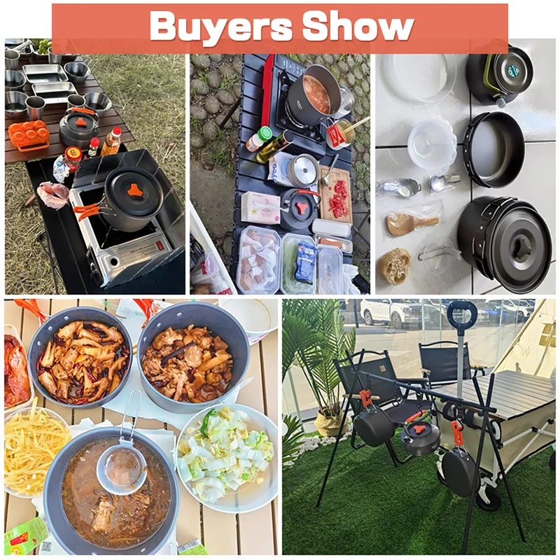 Set Peralatan Masak Camping, P - Camping Cooking Kitchen Set ulasan dan harga